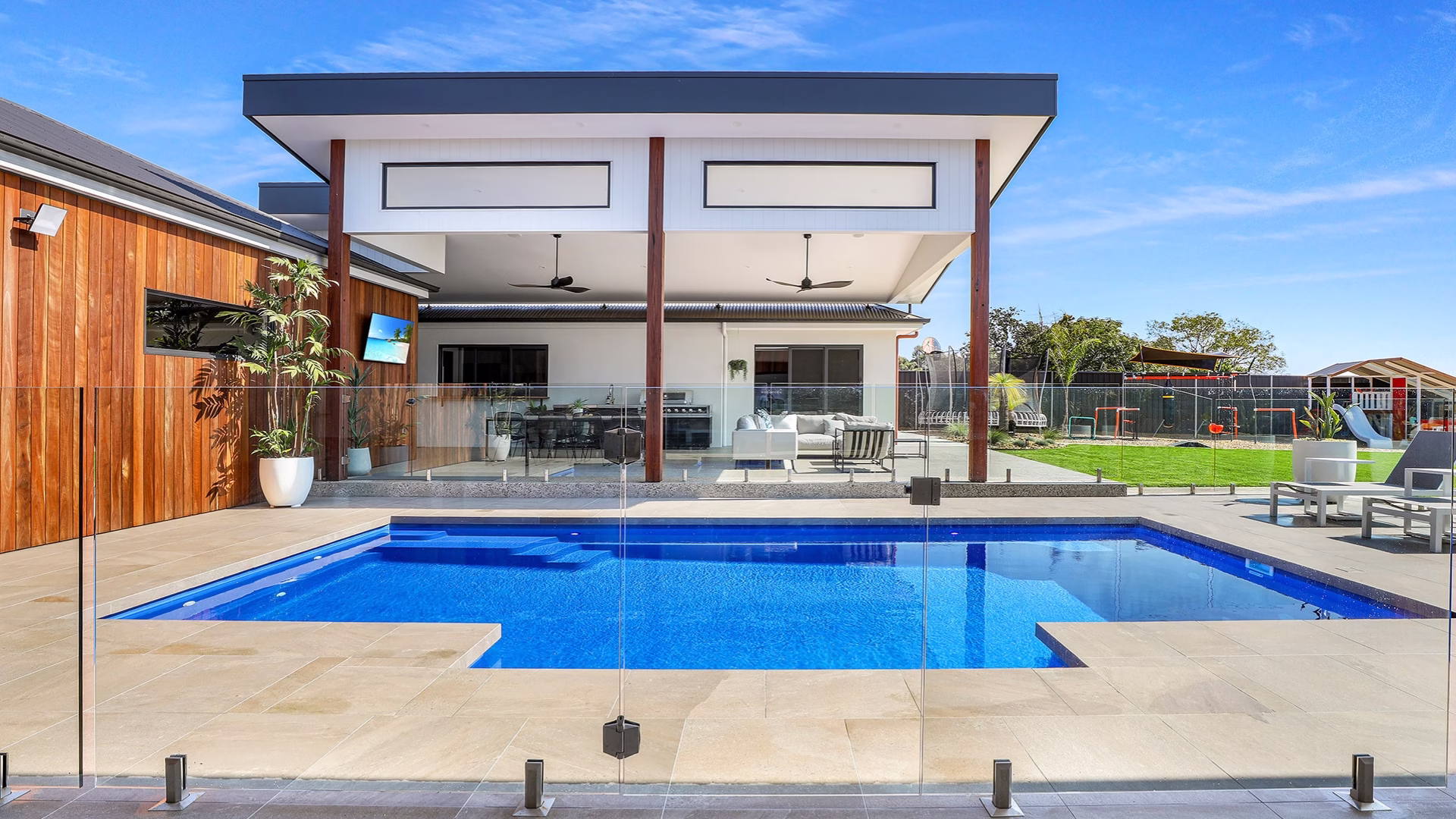 10 inspiring fiberglass pool landscaping ideas to elevate your backyard