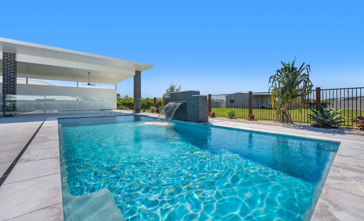 The Acclaim Fiberglass Pools South Brisbane the acclaim